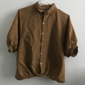 Cropped Button Up Shirts
